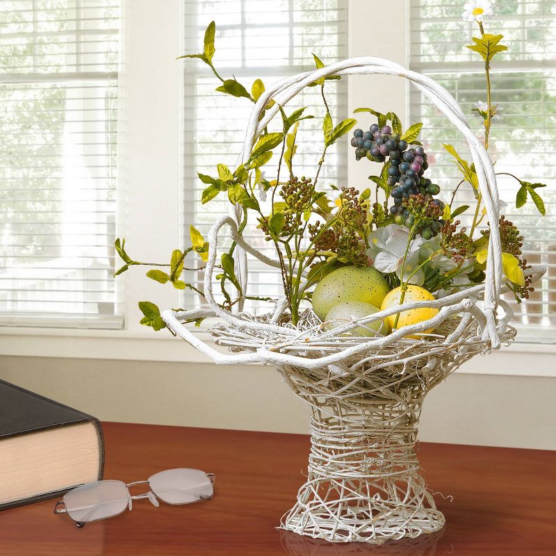 14" Decorated Easter Basket - National Tree Company