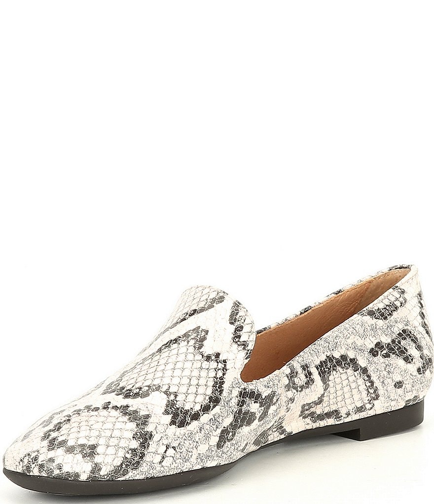 Antonio Melani Bayline Snake Print Leather Loafers