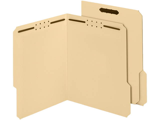 Globe-Weis 24537AM Antimicrobial Fastener Folder, 3/4 Exp., 2 Fasteners, Letter, 50/BX