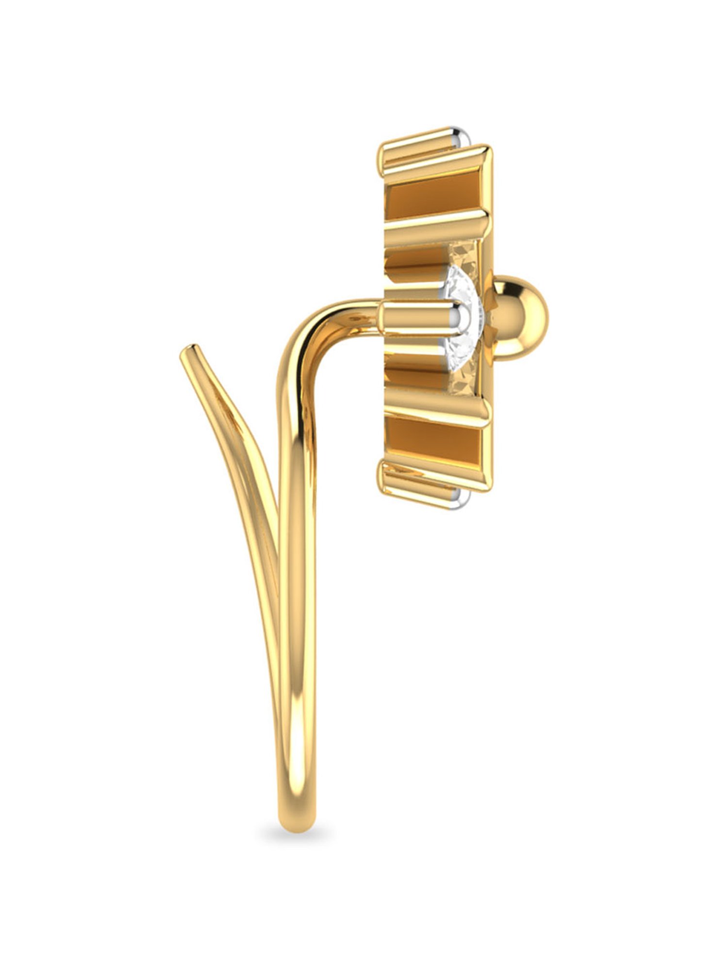 PC Jeweller Rhode 18k Gold Nosepin for Women