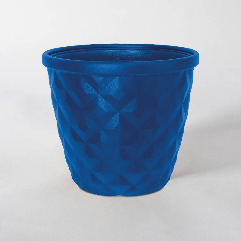 2pk 16" Resin Pinehurst Planters Blue - Suncast