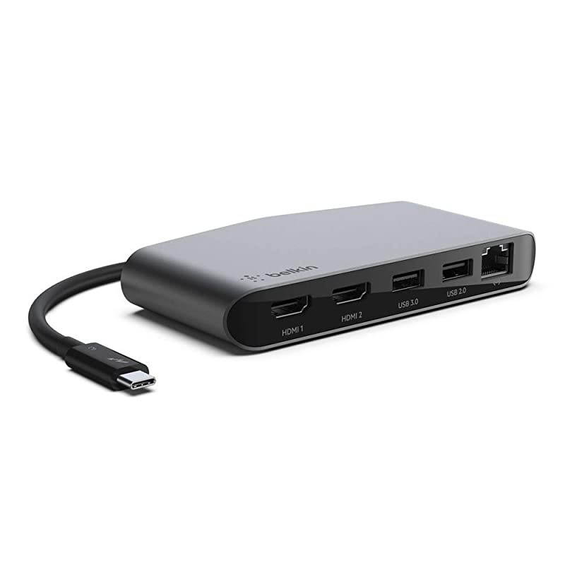 Thunderbolt 3 Dock Mini W/ Thunderbolt 3 Cable (Thunderbolt Dock for MacOS and Windows USB-C Laptops, Dual 4K @60Hz, 40Gbps Transfer Speeds)