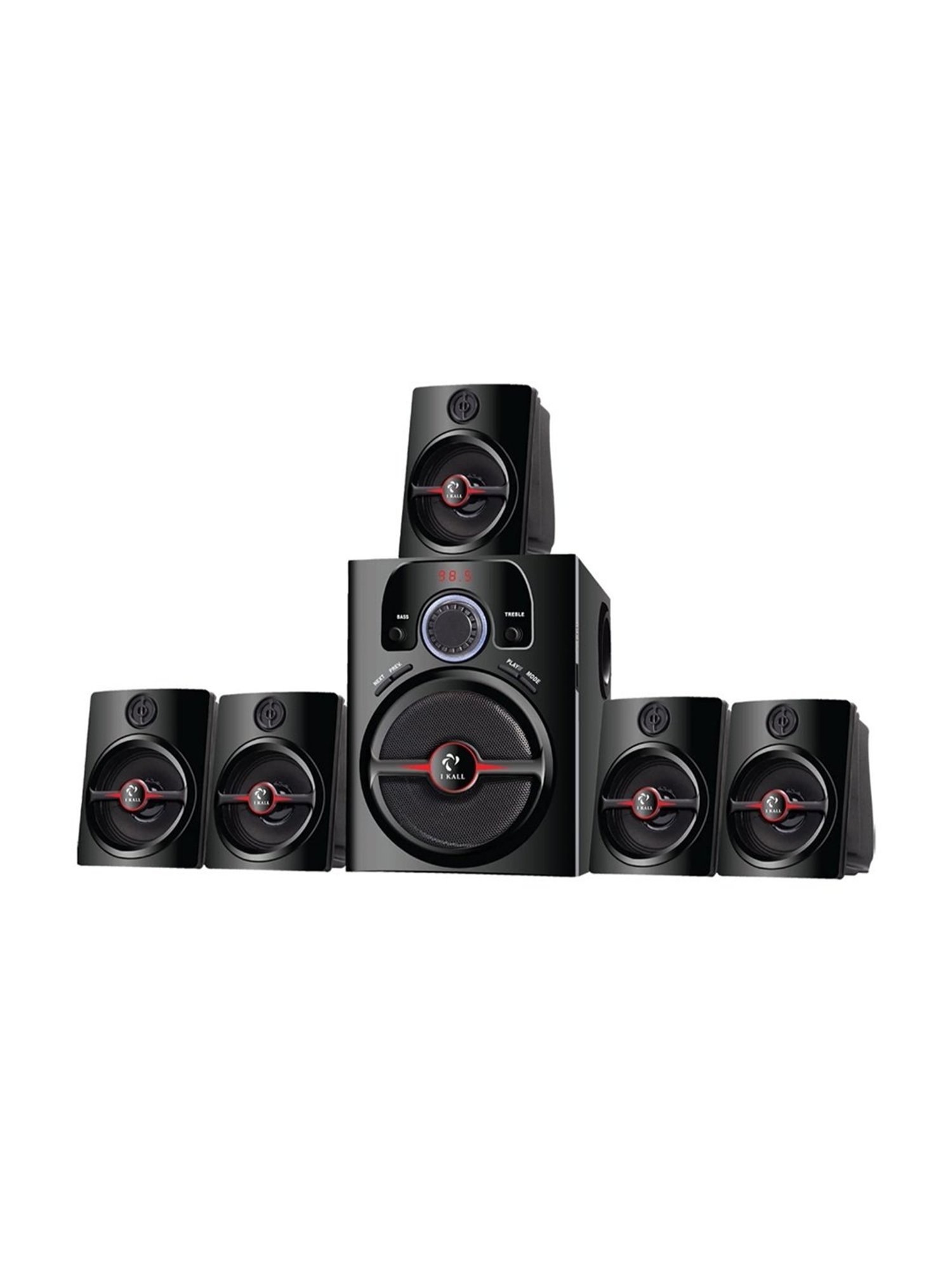 I Kall IK-444 5.1 Channel Home Theatre (Black)