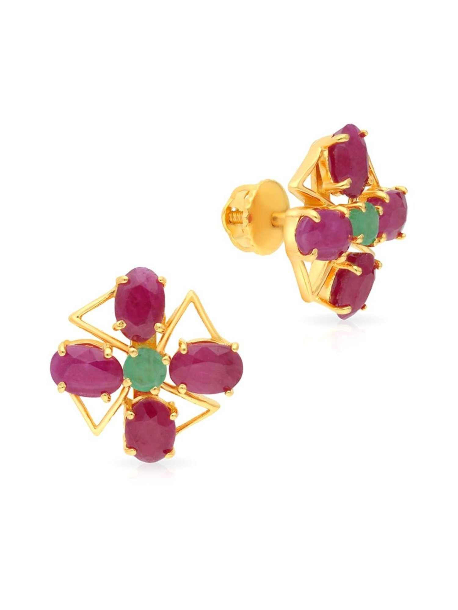 Malabar Gold and Diamonds 22k Gold Earrings for Women