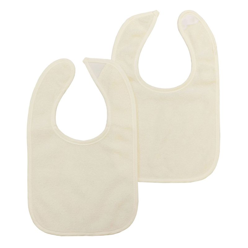 Neat Solutions Water-Resistant Lined Infant Bib Set Girl - 10pk
