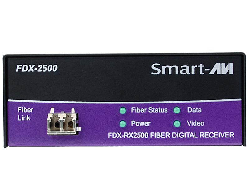 Smartavi FDX-2500S Singlemode KVM Fiber Extender Kit up to 15 Km