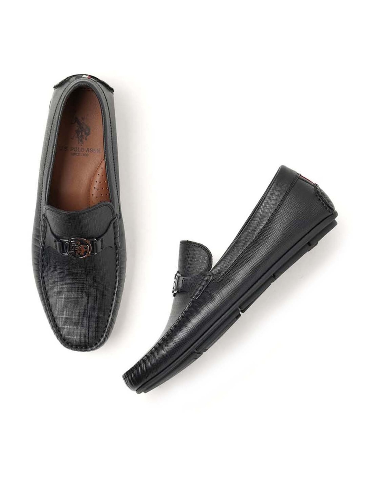 U.S. Polo Assn. Men's XIAN 4.0 Black Casual Loafers