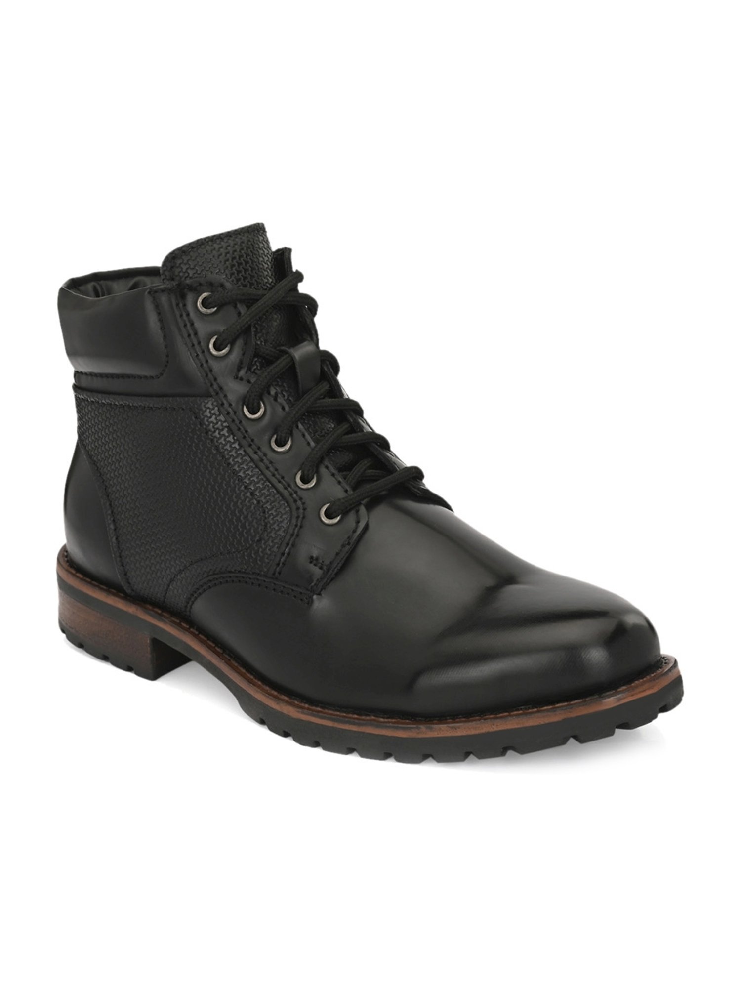 Giorgio Men's Black Derby Boots