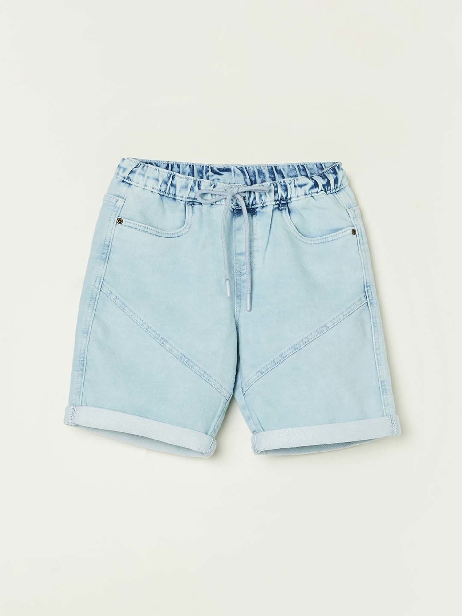 Fame Forever by Lifestyle Kids Blue Cotton Regular Fit Shorts