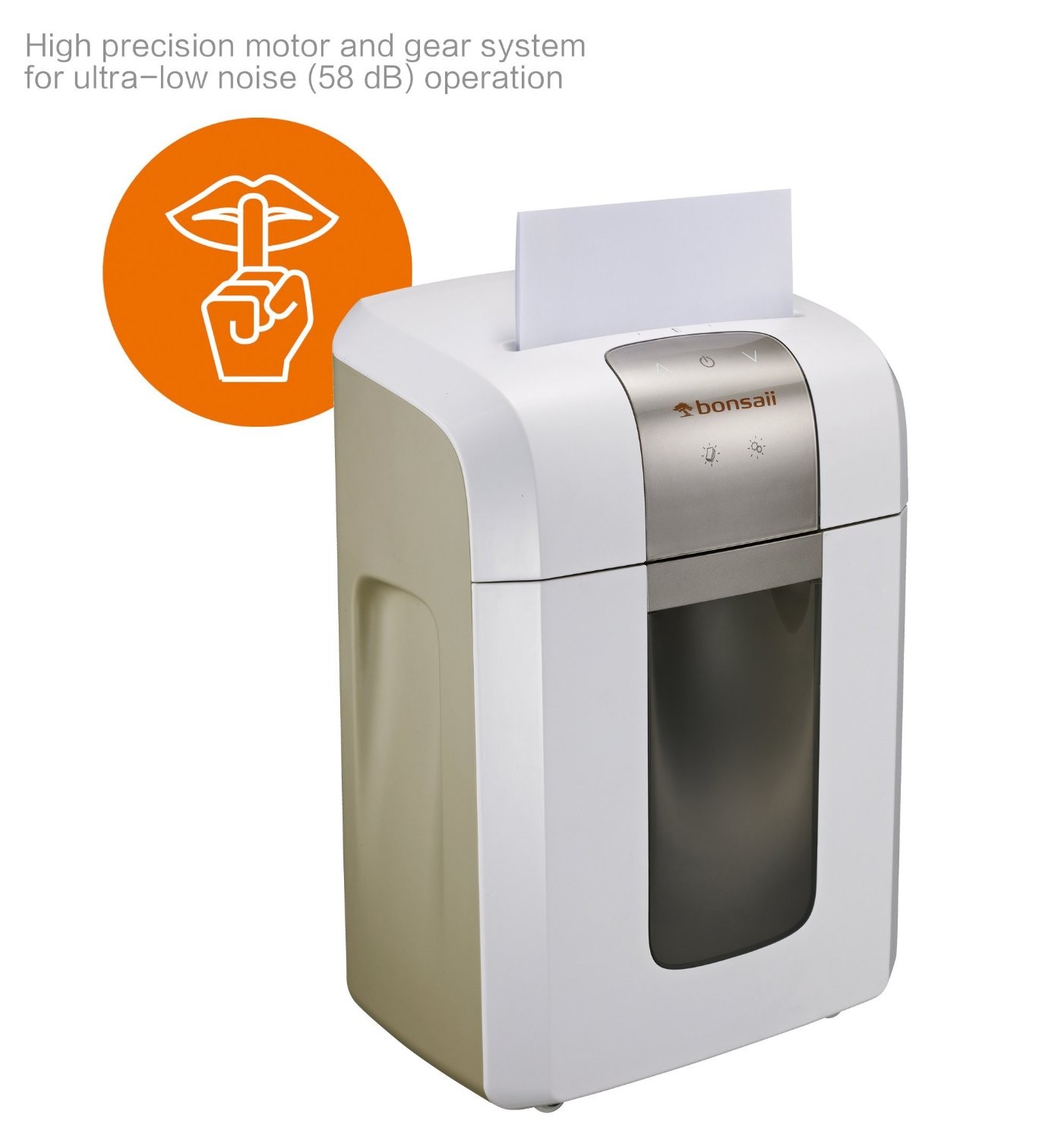 Bonsaii EverShred Pro 4S30 10-Sheet Micro-Cut Paper/CD/Credit Card Shredder, 240 Mintues Continuous Running, 10 Minutes Cooling Down, P-5 Security, Overload and Thermal Protection, with 4 Casters