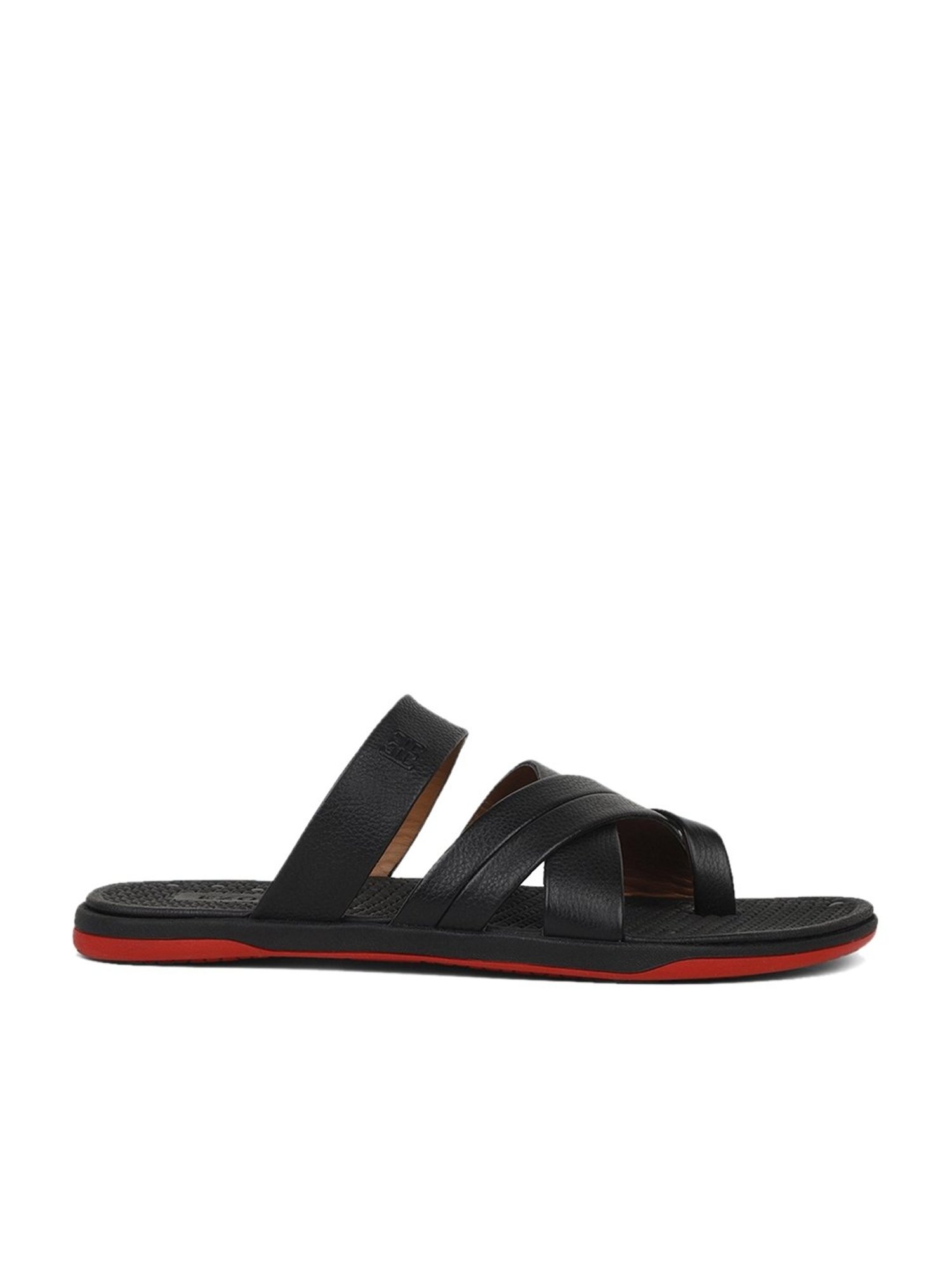 EZOK Men's Black Toe Ring Sandals