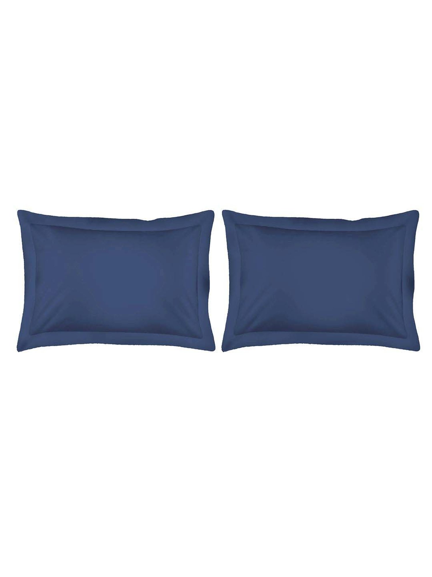 Boutique Living Kalpavriksha Navy Bamboo Cotton 300 TC King Size Bed Sheet with Pillow Cover
