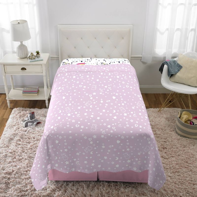 Twin Peppa Pig Rainbow Dreamer Bedding Bundle