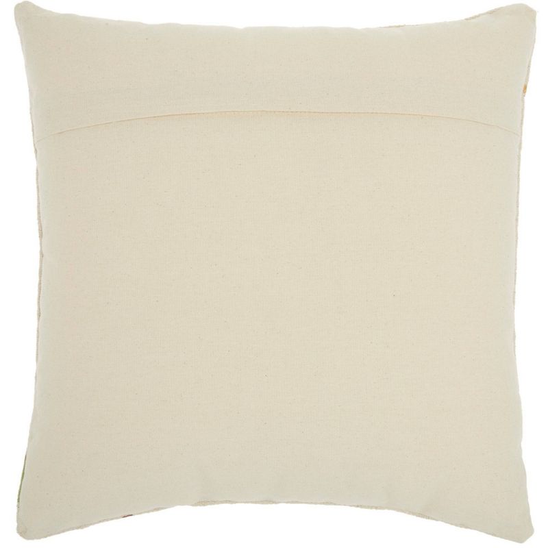 20"x20" Holiday Leaves Throw Pillow Ivory - Nourison