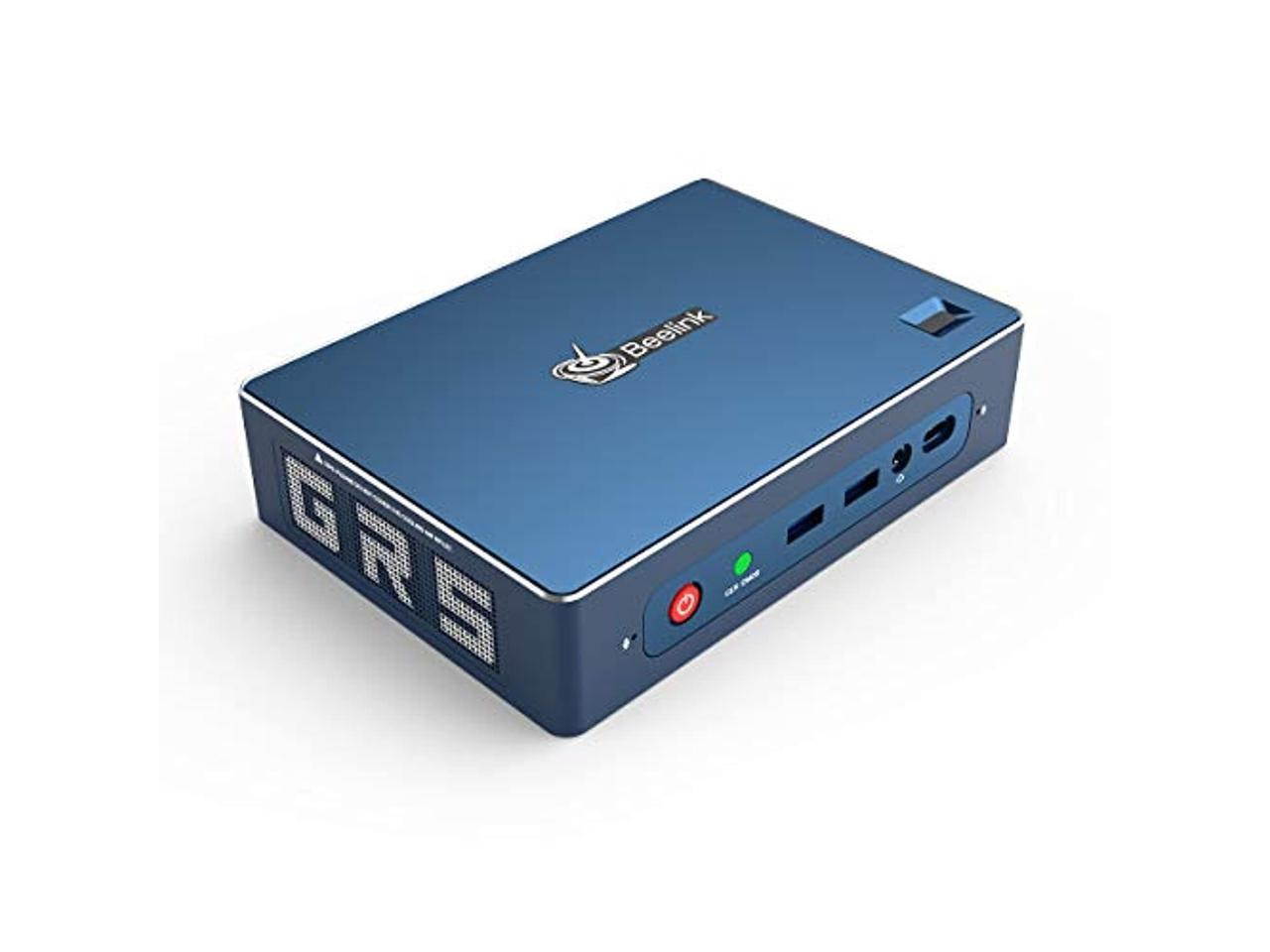 Beelink GTR Mini PC Windows 10 Pro,AMD Ryzen 5 3550H Processor(up to 3.7 GHz) 8GB DDR4 256GB NVMe SSD,Radeon Vega 8 Graphics,WiFi 6,Bluetooth 5.0,Dual Gigabit Ethernet,Gaming PC