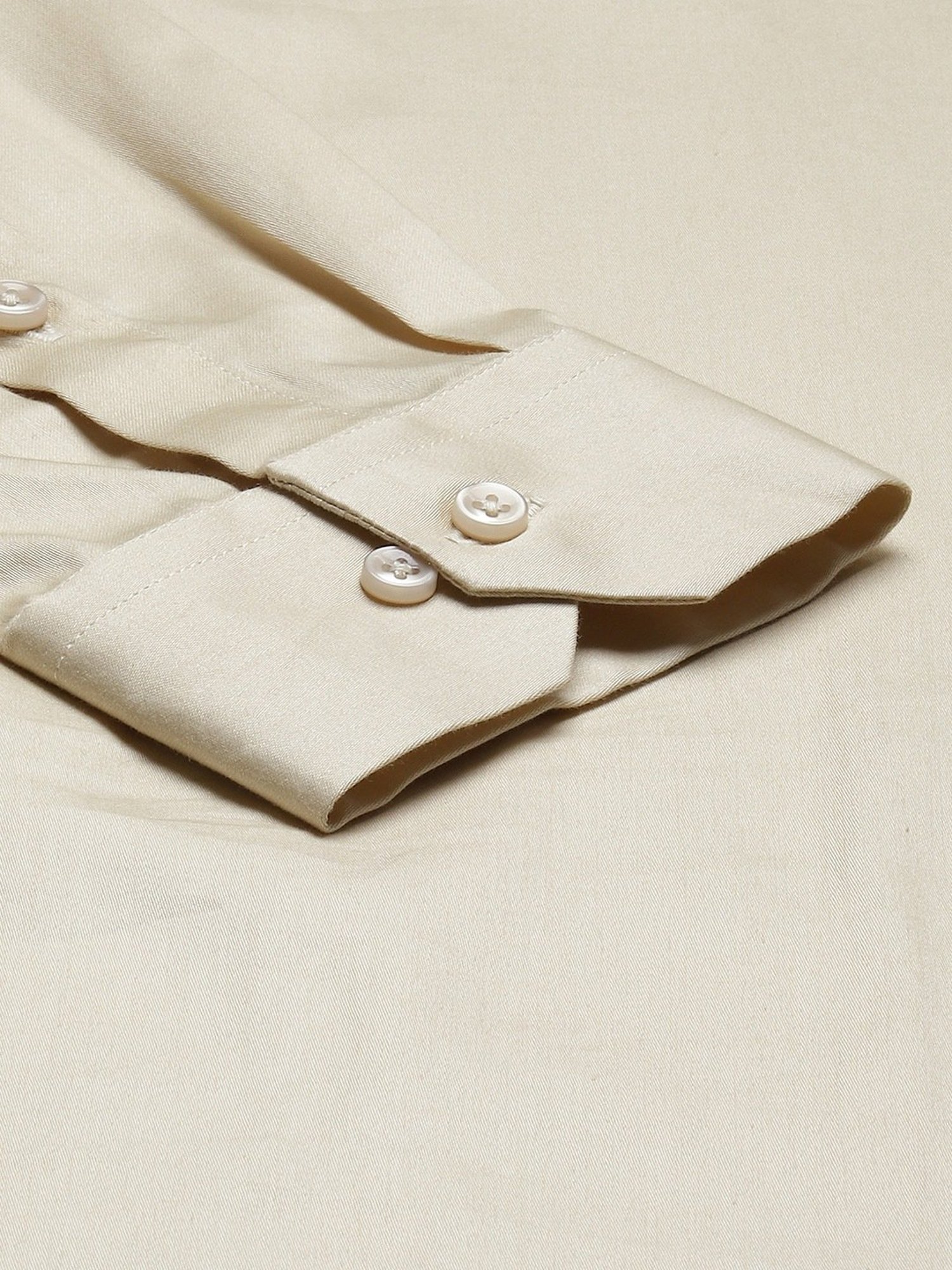 ManQ Beige Slim Fit Shirt