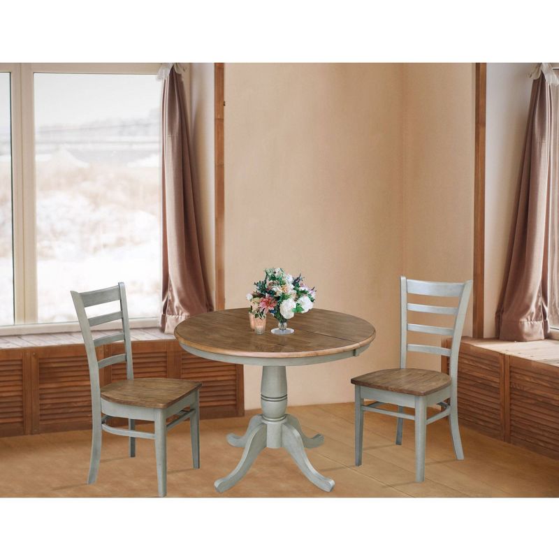 5pc Coya Rustic Bar Height Dining Set Natural - HOMES: Inside + Out