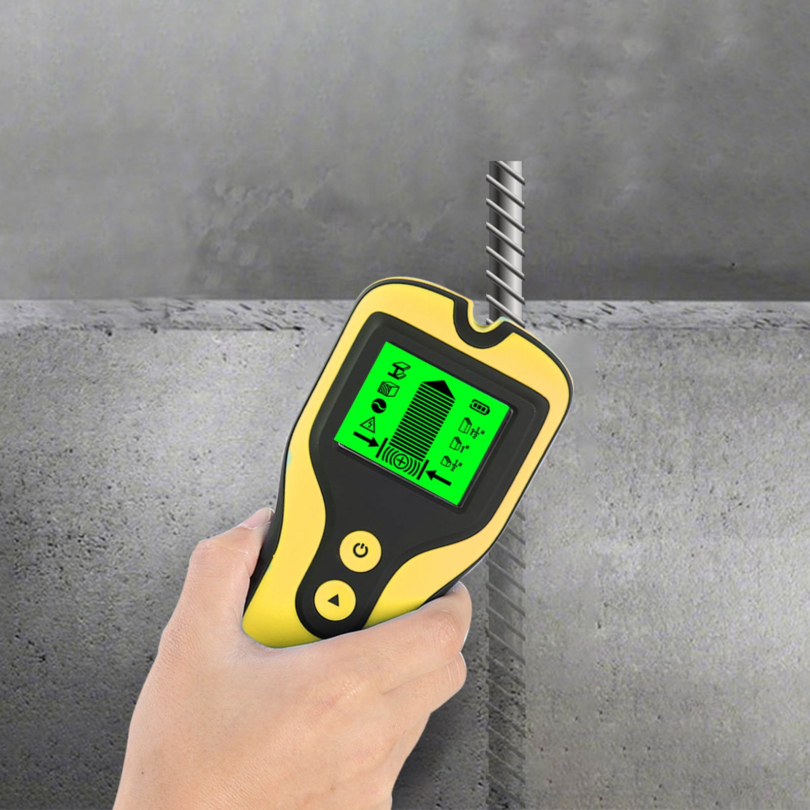 LCD Display Screen 3 In 1 Metal Detector Stud Sensors Scanner AC Voltage Live Wire Detector Multifunction Utility Tool