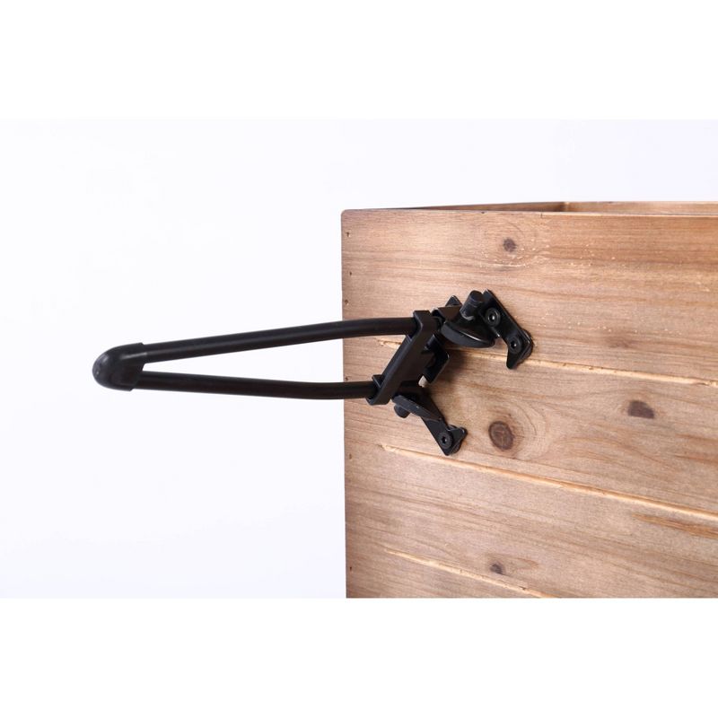 42" Lindsay Foldable Coffee Table Brown/Black - Summerland Home