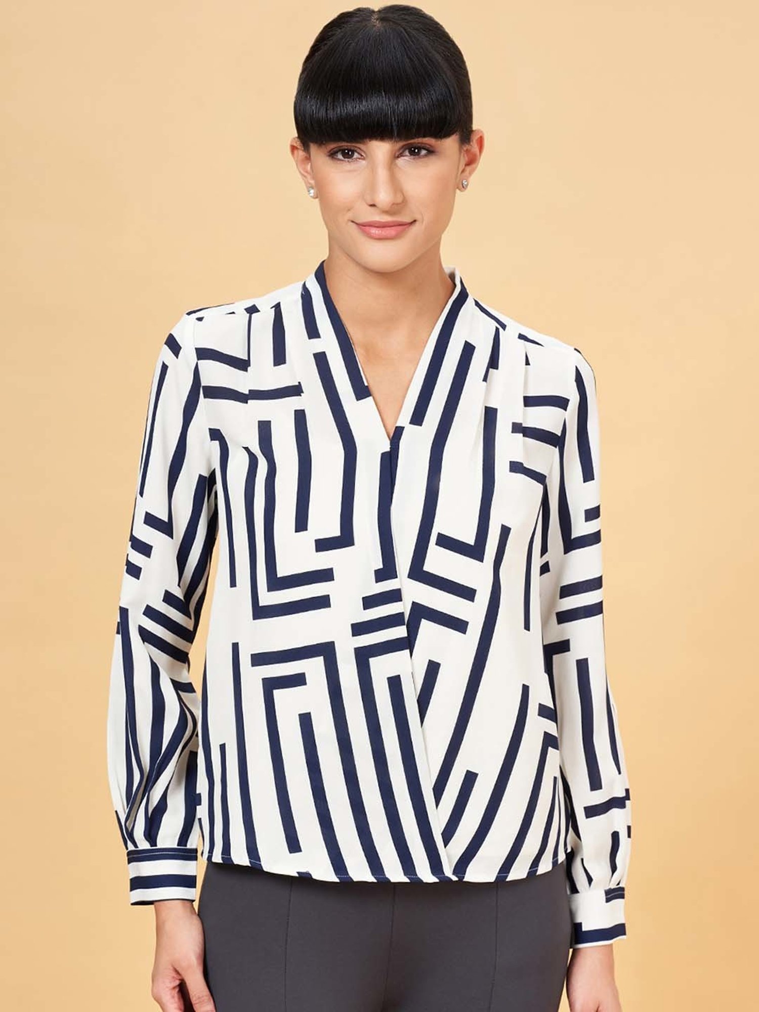 Annabelle by Pantaloons White Printed Top