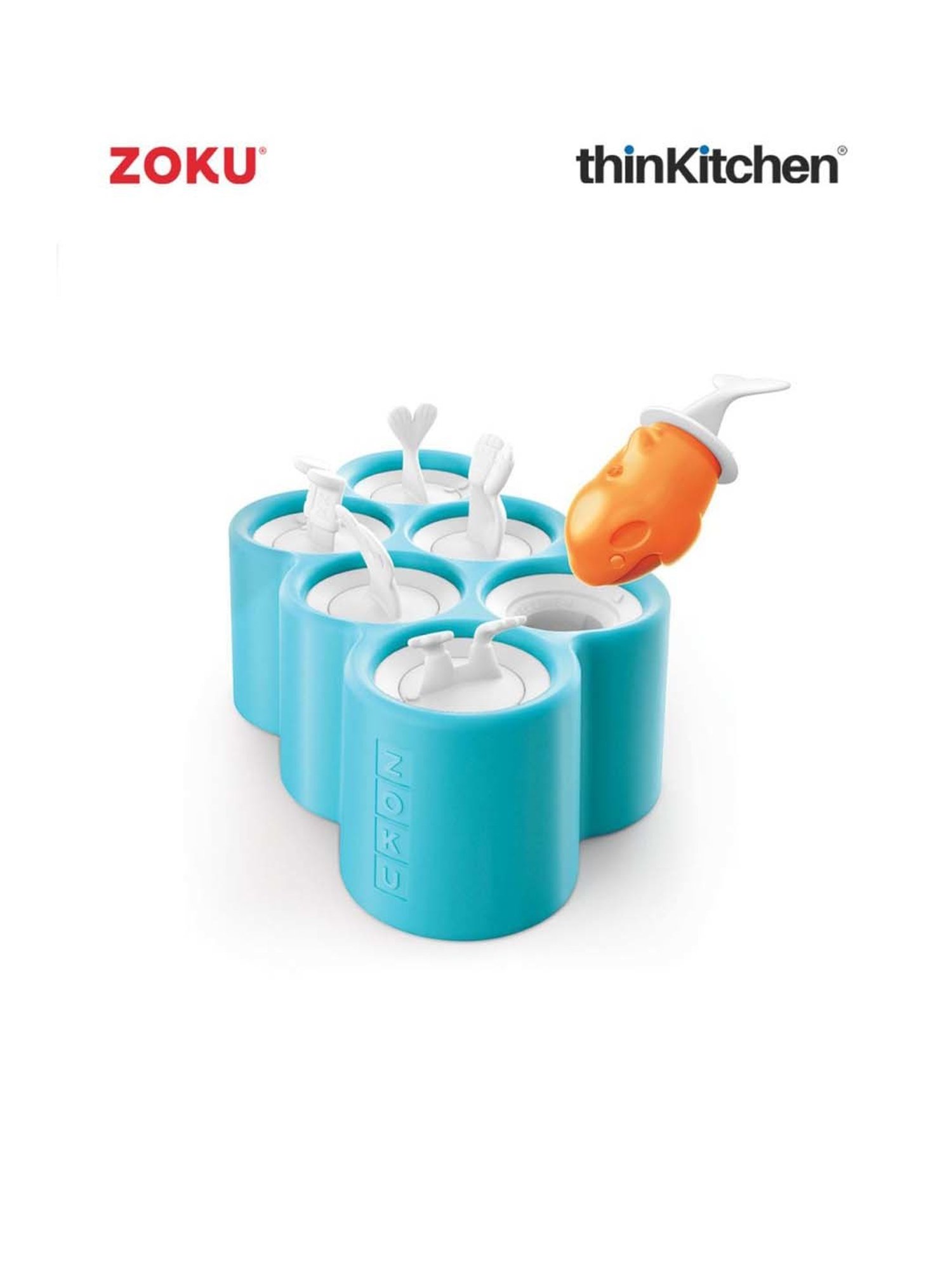 Zoku Multicolor Plastic Polar Pop Mold (0.032 L)