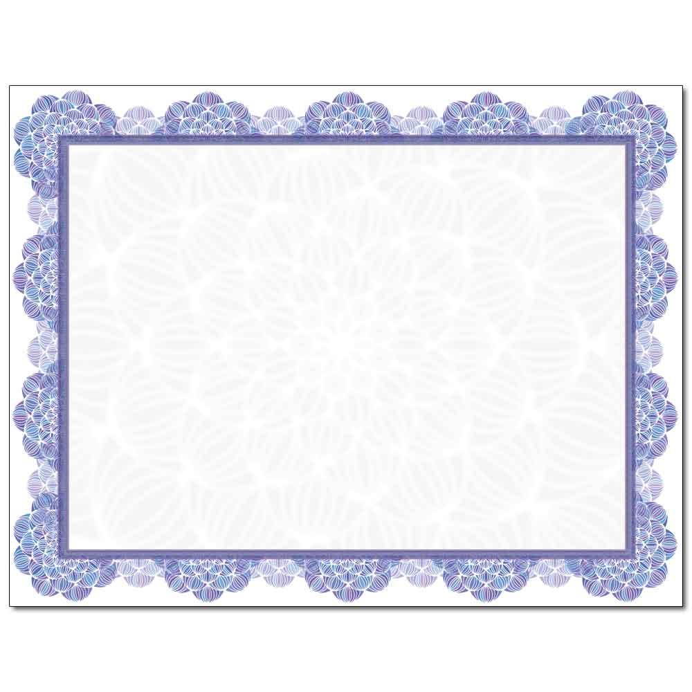 Blue Medallion Laser & Inkjet Certificate Border Paper, 100 pack