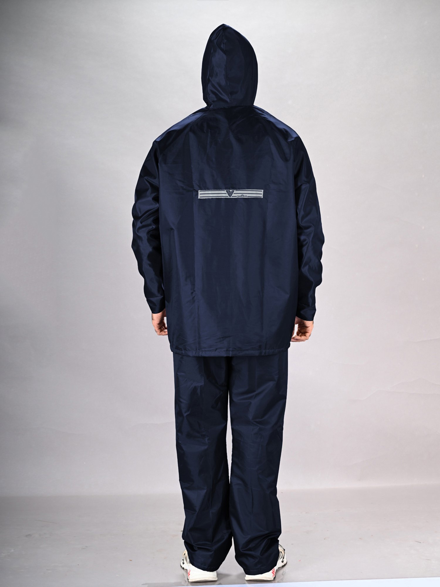 Lux Venus Navy & Blue Reversible Raincoat Set