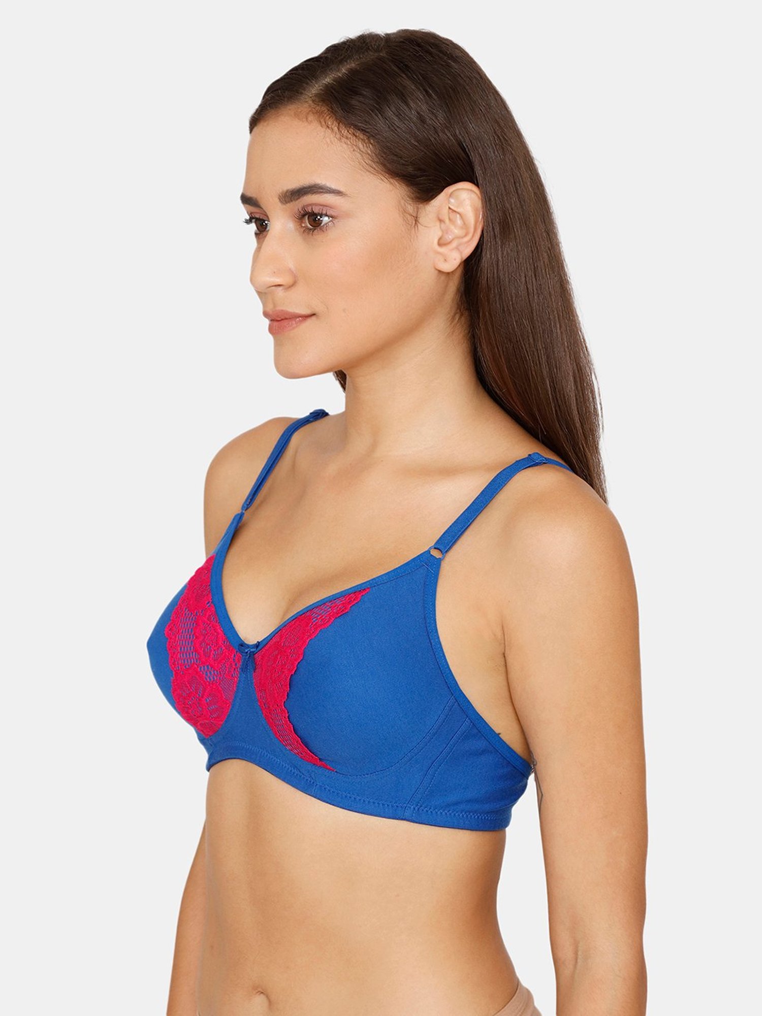 Coucou by Zivame Blue Non-Wired Padded Bra