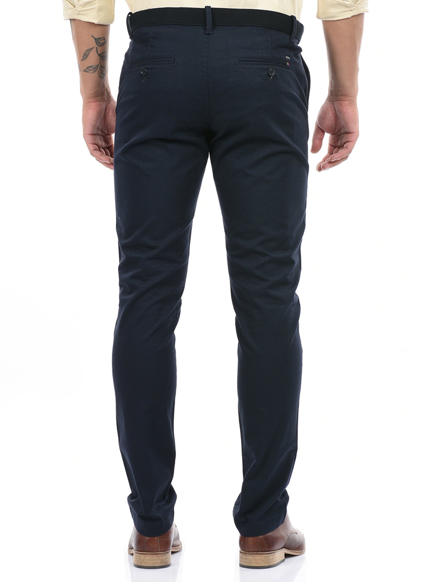 Indian Terrain Navy Slim Fit Chinos