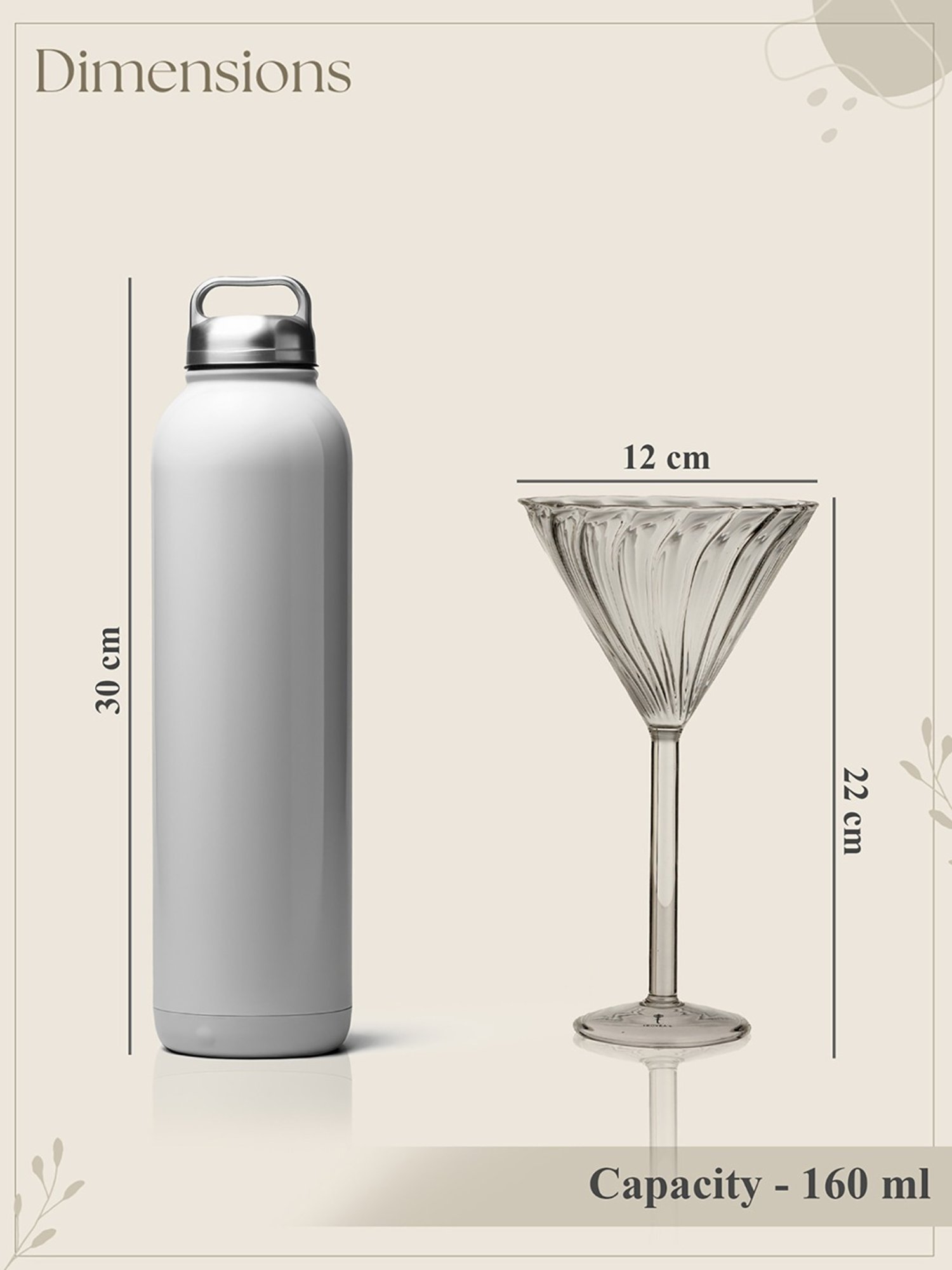 Mikasa Julie Transparent Glass Flute Glass (0.266 L) - Set of 4