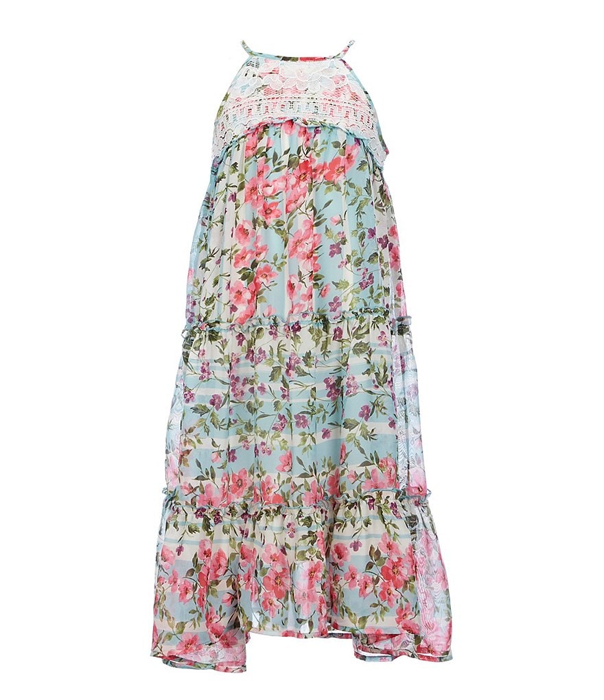 Mini Molly Big Girls 8-14 Ruffle-Sleeve Shift Dress