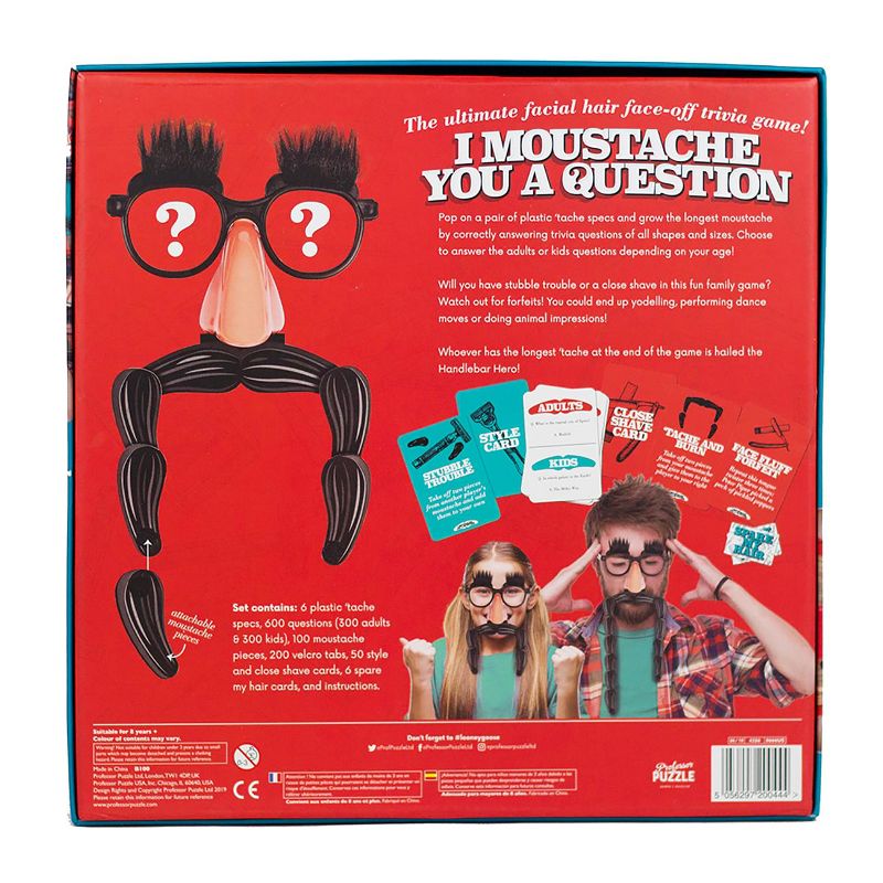 Professor Puzzle I Moustache You A Question Party Game