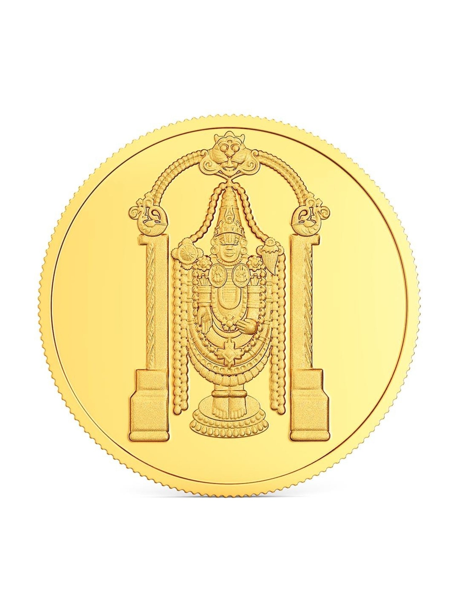 Joyalukkas Tirupati Balaji 22k (916) 8gm Gold Coin