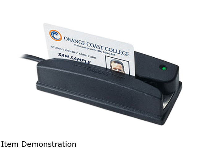 ID Tech WCR3227-533C Omni Credit Card Reader for  Barcode and MagStripe Media