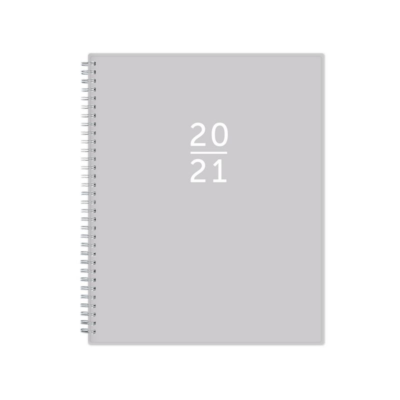 Undated Blue Sky Planner PP 8.5x11 VertAppt Wkly/Mthly Wirebound - Solid Periwinkle