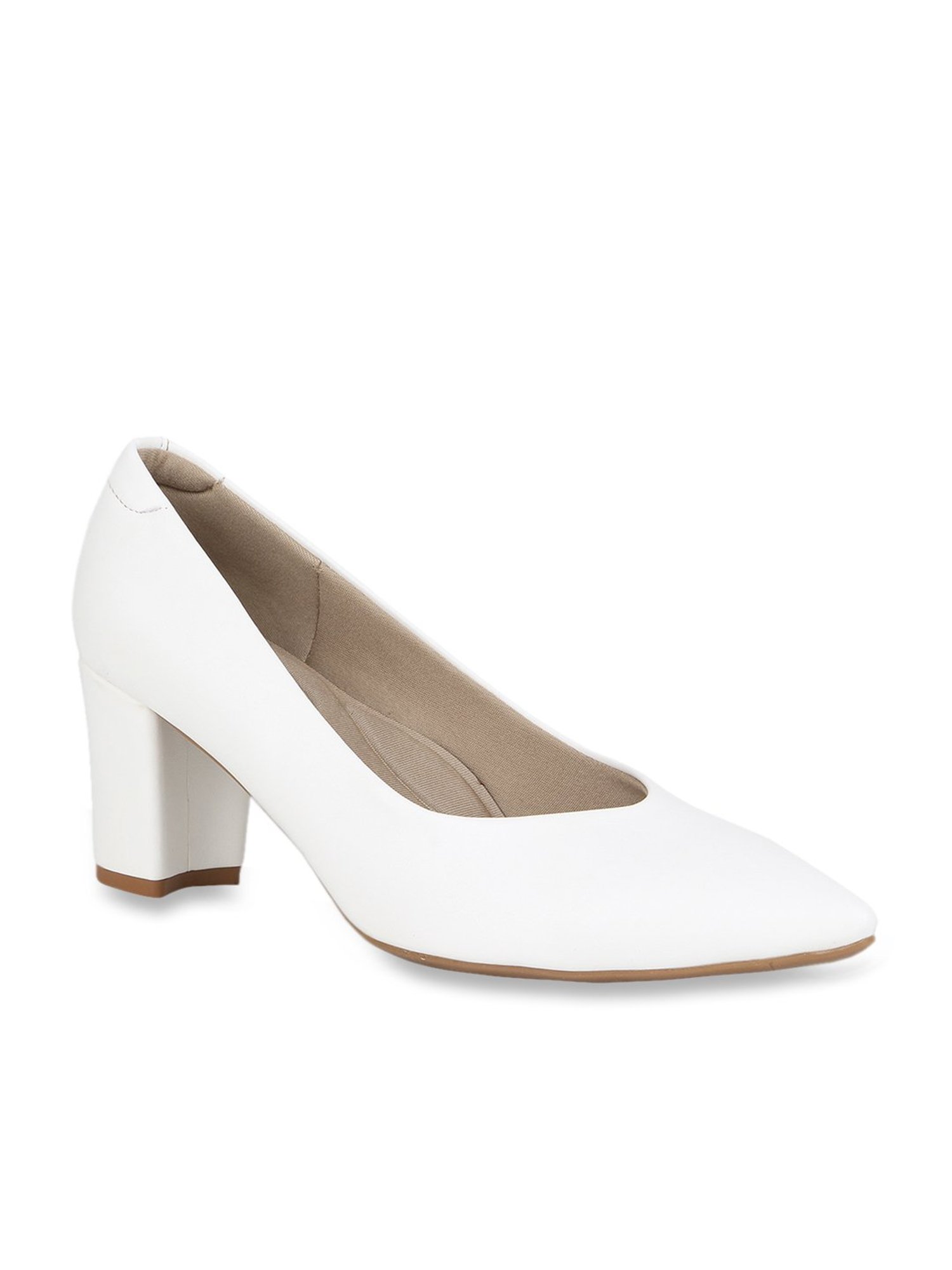 Rocia by Regal Women's White Formal Pumps