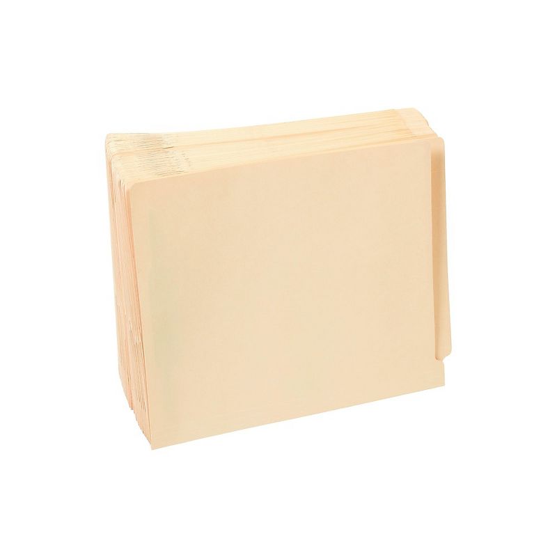 Staples Manila End-Tab Fastener Folders with Reinforced Tabs Letter Size 50/BX 807785