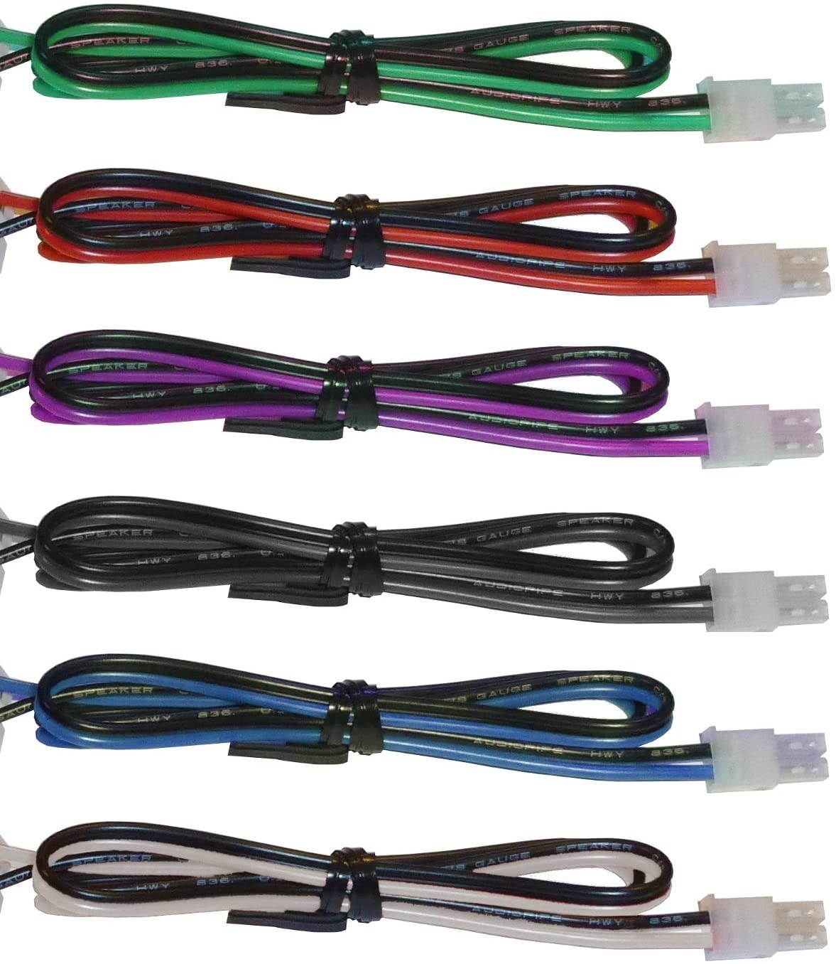 Home Theater Speaker Cable/Connector for Sony Samsung Etc 6 Pieces 4.2mm Digital Restock