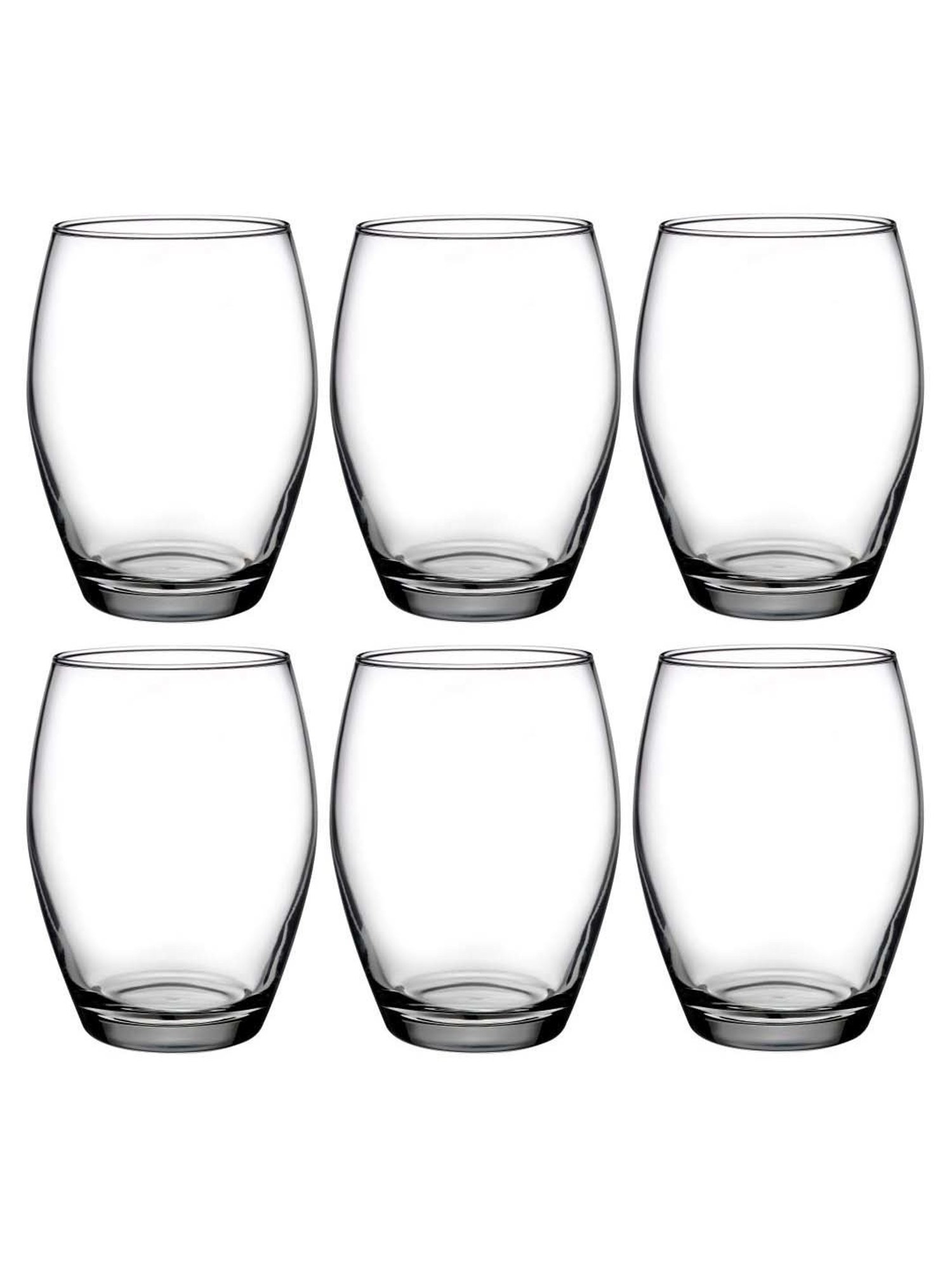 Pasabahce Transparent Montecarlo Water Glasses (0.39 L) - Set of 6