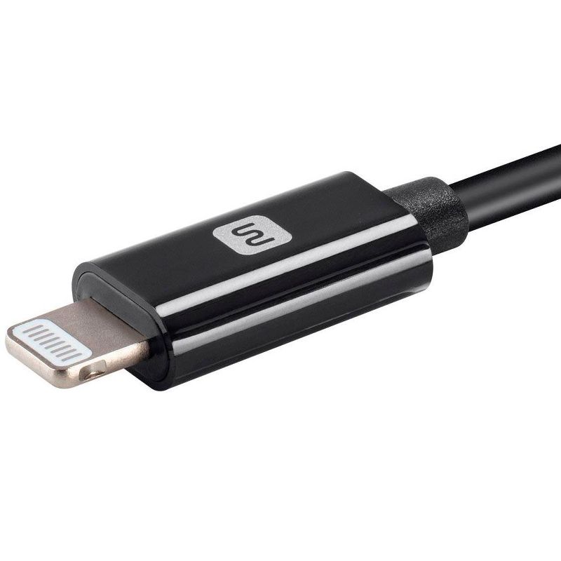 Tripp Lite USB-A to Lightning, USB Micro-B and USB-C Sync/Charge Cable, Black, 6 ft.