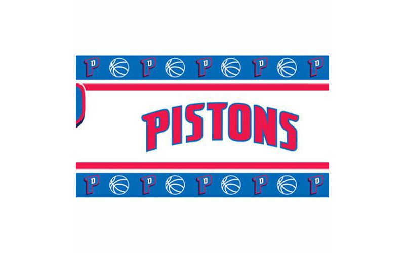NBA Self Stick Wall Border - Detroit Pistons..