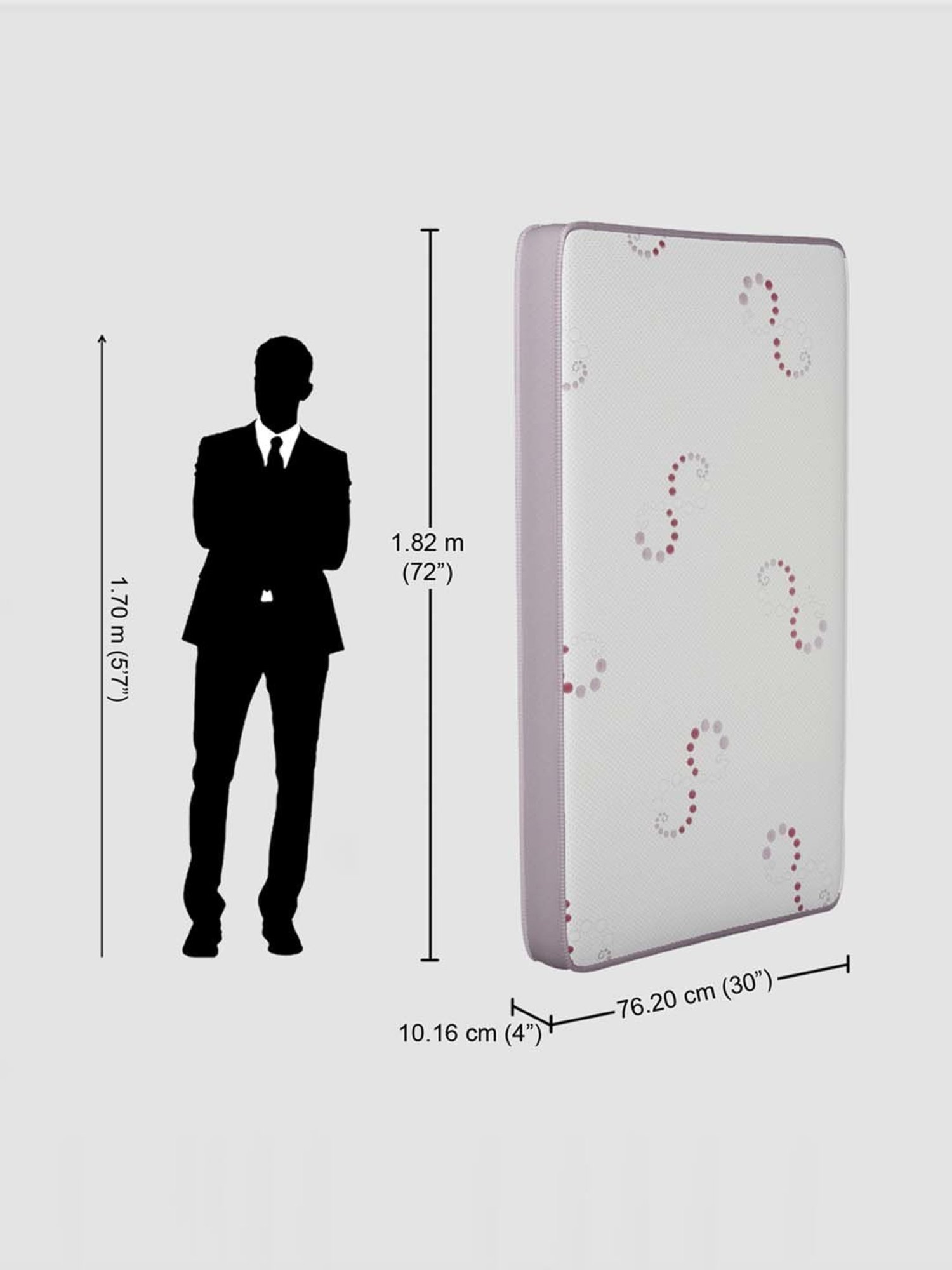 Duroflex Live-in Adapt Grey Foam New Gen Smart Design Flippable Adjustable Double Mattress