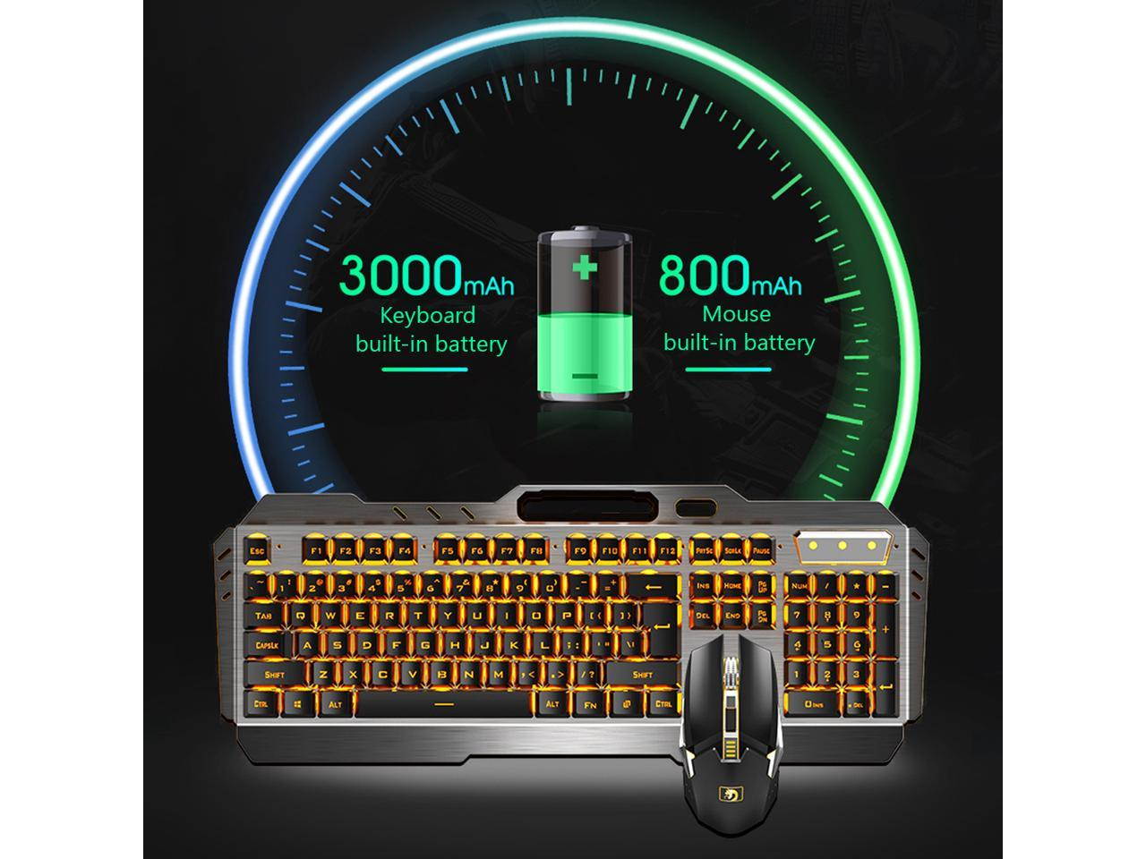 LIMEIDE K670  Wireless Keyboard and Mouse Combo,2.4G Cute Round Mute Keyboard Mouse Set for Laptop, Computer, Mac(Black)