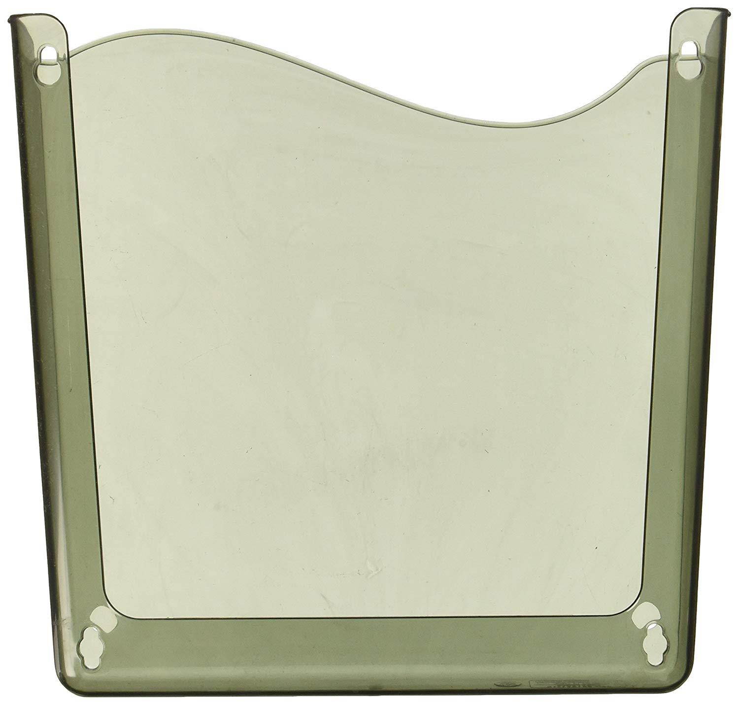 Officemate Unbreakable Wall File, Letter/A4, Vertical, Smoke(21671)