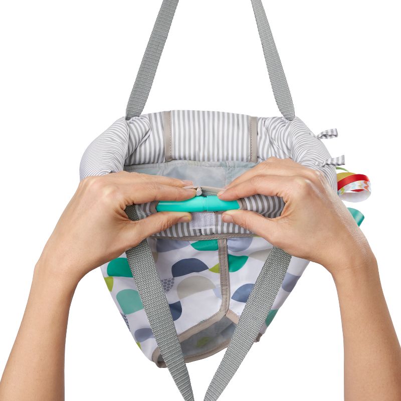 Bright Starts Taggies Door Jumper - Gray