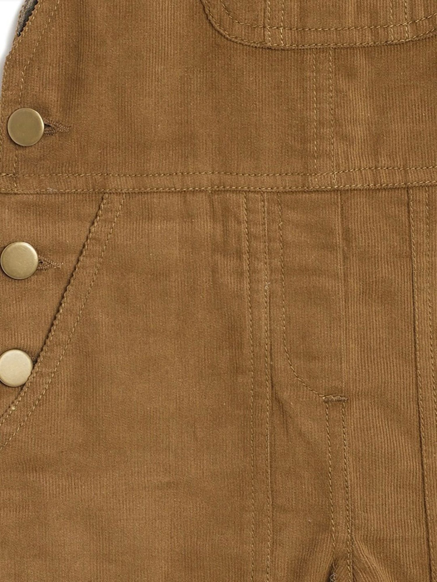 Cherry Crumble By Nitt Hyman Boys Brown Cotton Dungaree