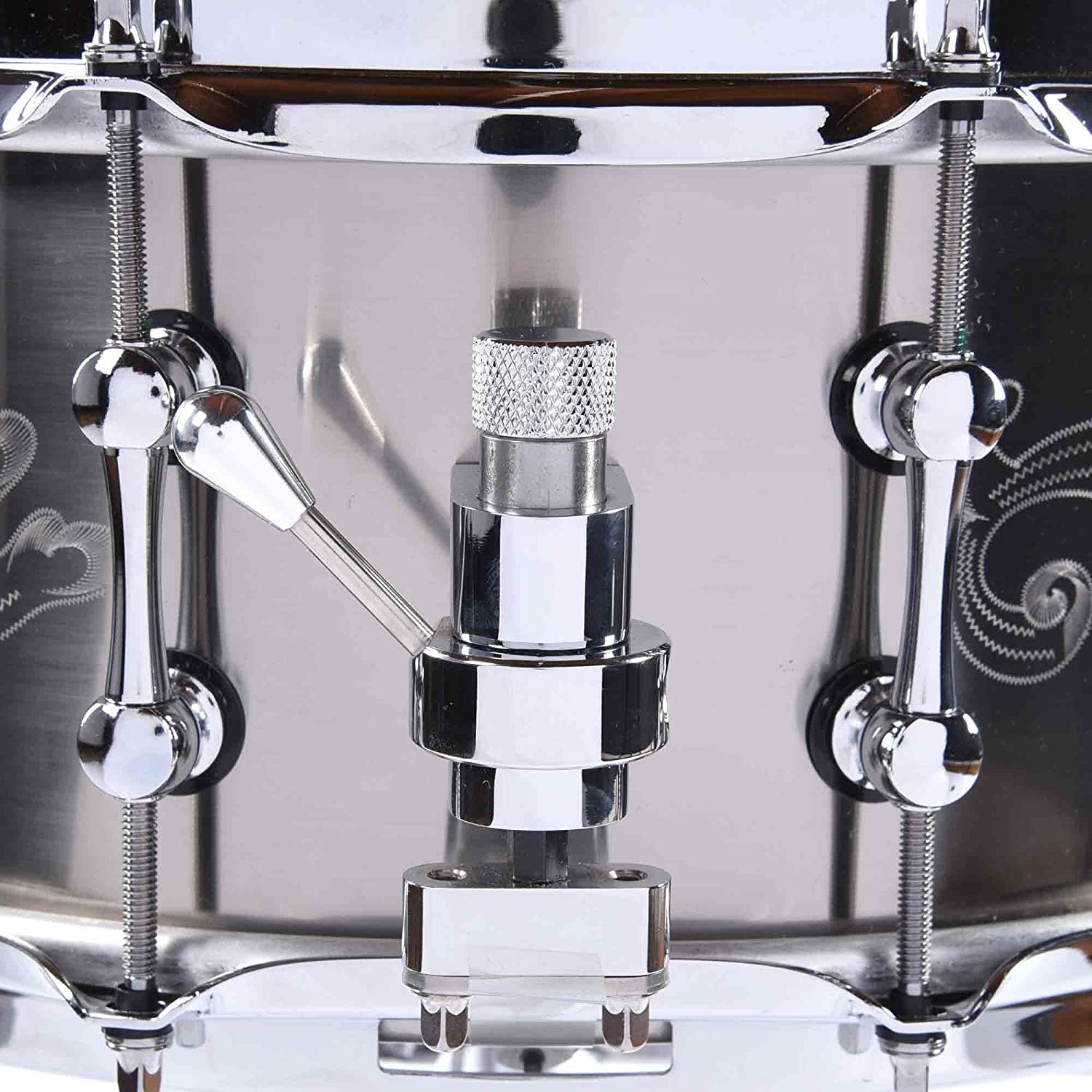 Ahead 6"x14" Engraved Titanium 1mm Snare Drum
