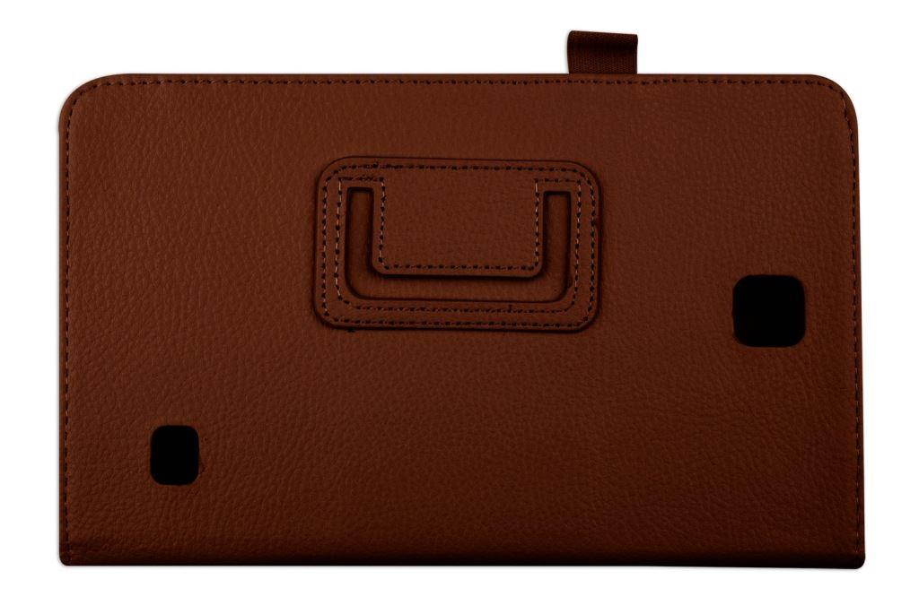 Hellfire Trading Magnetic PU Leather Case Cover for Samsung Galaxy Tab 4 8" T330 - Black