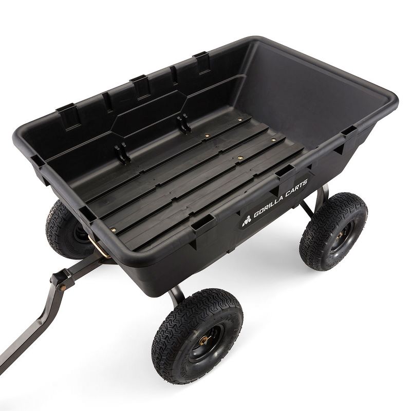 Gorilla Carts Steel Utility Garden Cart with Removable Sides Capacity