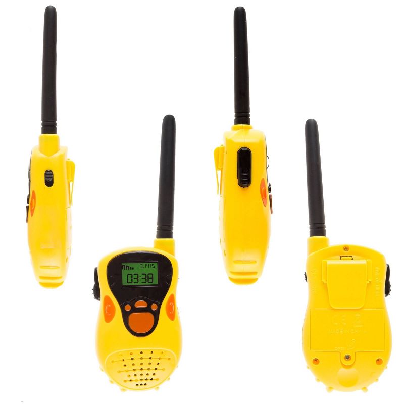 Hey! Play! Kids Indoor Outdoor Battery Operated Walkie Talkie Set
